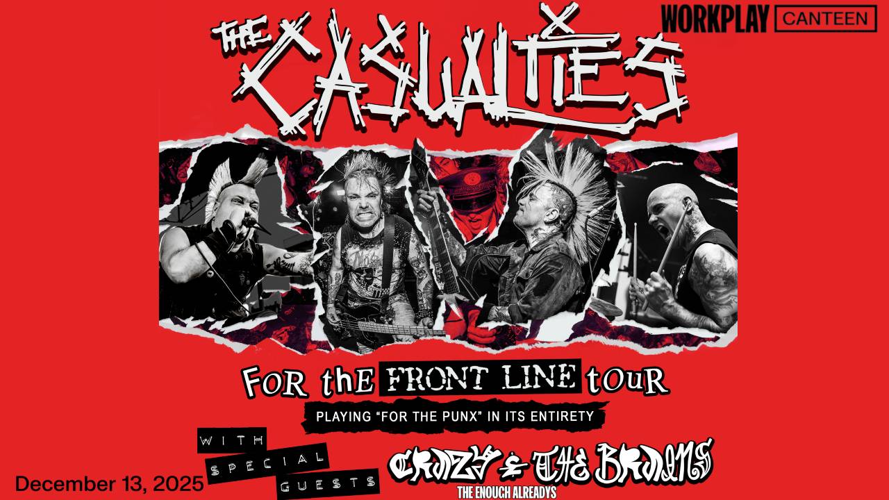 The Casualties in concert