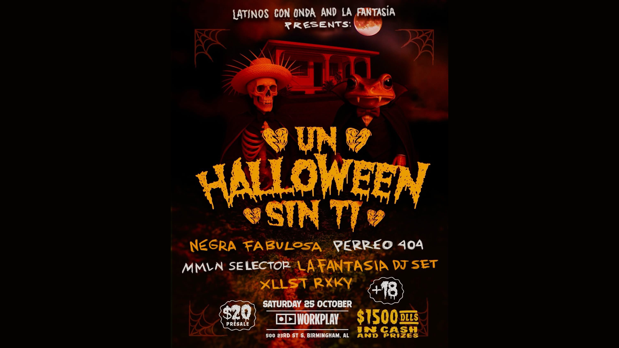Un Halloween Sin Ti in concert